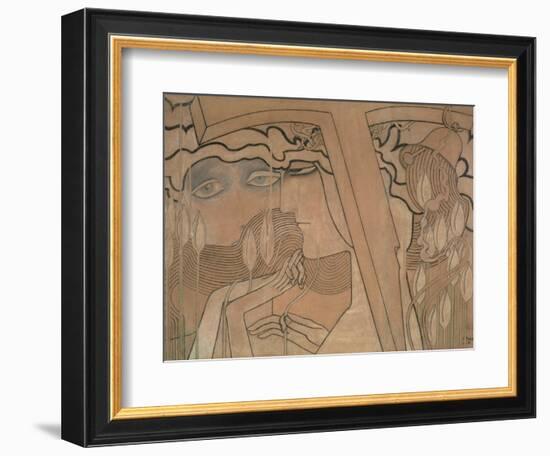 The Desire and the Satisfaction, 1893-Jan Theodore Toorop-Framed Giclee Print