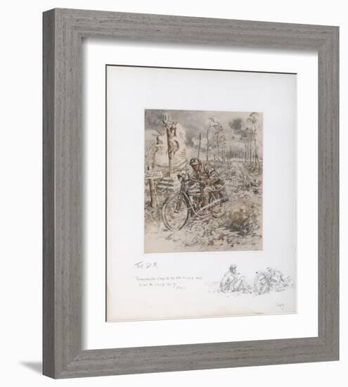 The Despatch Rider-Snaffles-Framed Premium Giclee Print