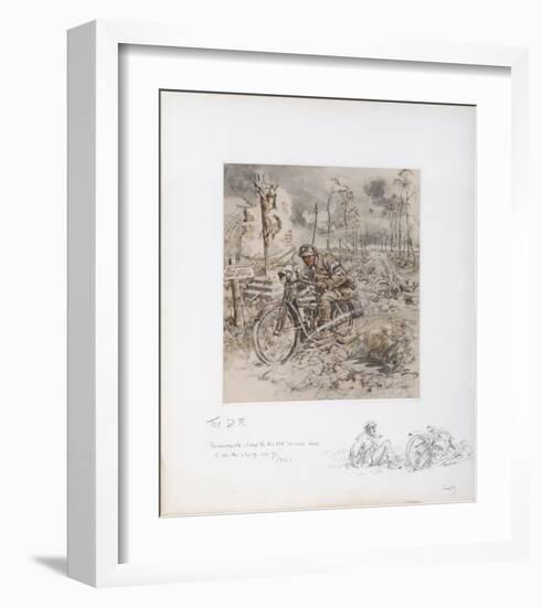 The Despatch Rider-Snaffles-Framed Premium Giclee Print