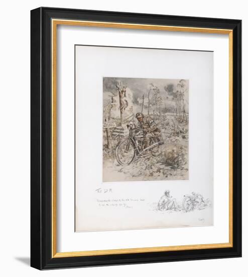 The Despatch Rider-Snaffles-Framed Premium Giclee Print