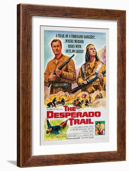The Desperado Trail, from Left: Lex Barker, Pierre Brice, 1965-null-Framed Art Print