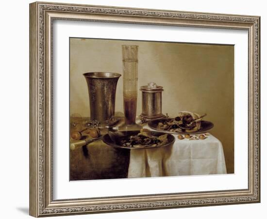 The Dessert, 1637-Willem Claesz. Heda-Framed Giclee Print