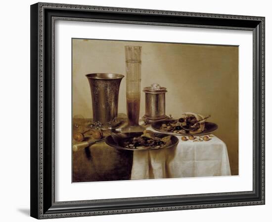 The Dessert, 1637-Willem Claesz. Heda-Framed Giclee Print