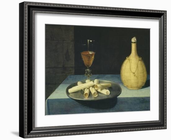 The Dessert of Wafers (Le dessert de gaufrettes)-Lubin Baugin-Framed Giclee Print