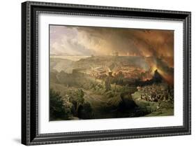The Destruction of Jerusalem in 70 AD-David Roberts-Framed Giclee Print
