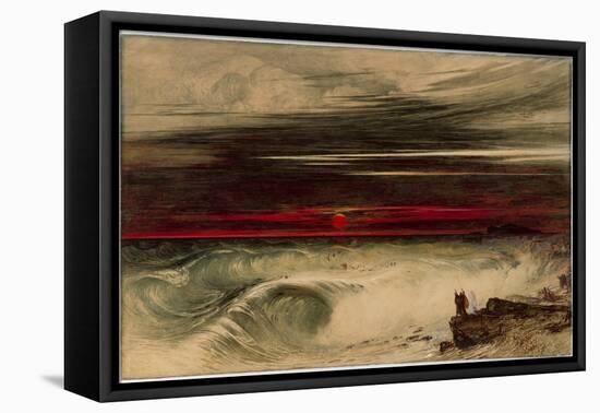 The Destruction of Pharaoh's Host, 1836 (W/C, Oil and Ink on Paper)-John Martin-Framed Premier Image Canvas