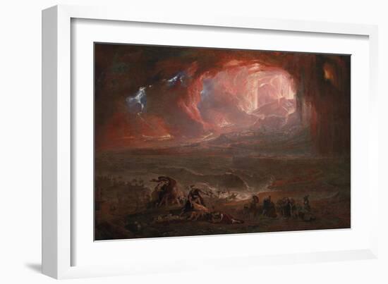 The Destruction of Pompei and Herculaneum-John Martin-Framed Giclee Print