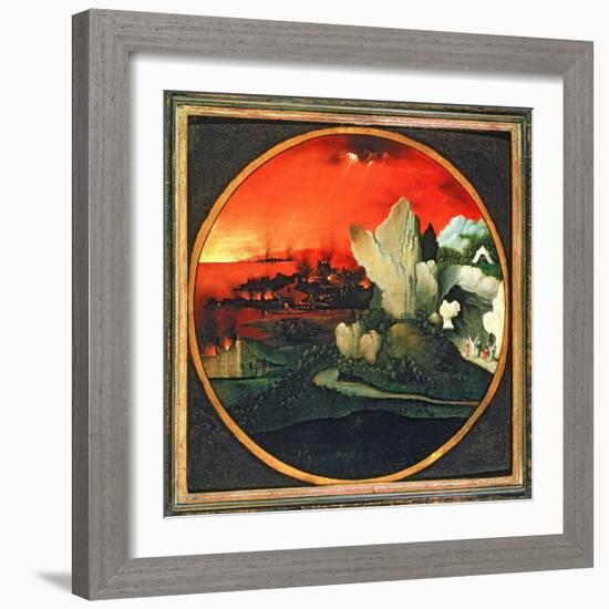 The Destruction of Sodom and Gomorrah, 16th Century-Joachim Patenir-Framed Giclee Print