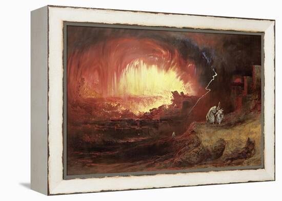 The Destruction of Sodom and Gomorrah, 1852-John Martin-Framed Premier Image Canvas