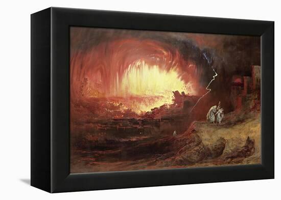 The Destruction of Sodom and Gomorrah, 1852-John Martin-Framed Premier Image Canvas