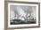 The Destruction of the Chinese War Junk in Anson's Bay, 7 January 1841-George Greatbatch-Framed Giclee Print