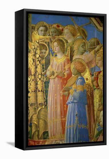 The, Detail Coronation of the Virgin-Fra Angelico-Framed Premier Image Canvas