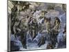 The, Detail Last Judgement-Michelangelo Buonarroti-Mounted Giclee Print