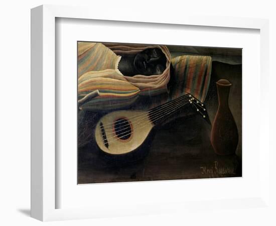 The, Detail Sleeping Gypsy-Henri Rousseau-Framed Giclee Print
