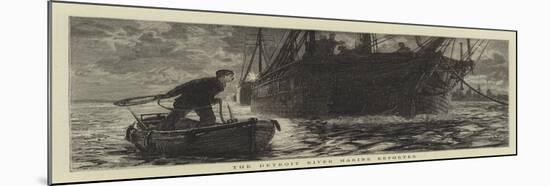 The Detroit River Marine Reporter-William Lionel Wyllie-Mounted Giclee Print