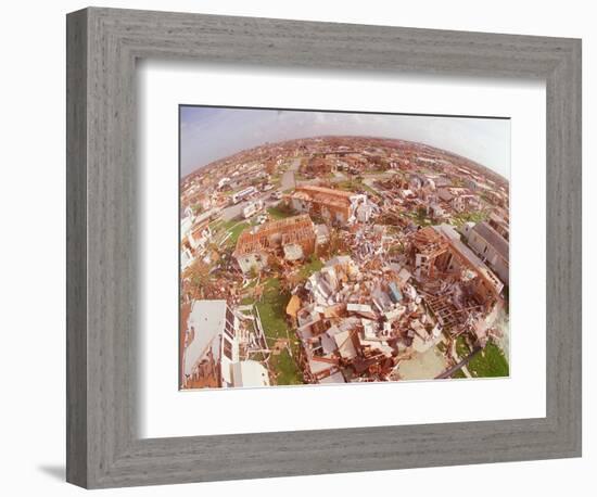 The Devastation Left by Hurricane Andrew is Clear-null-Framed Photographic Print