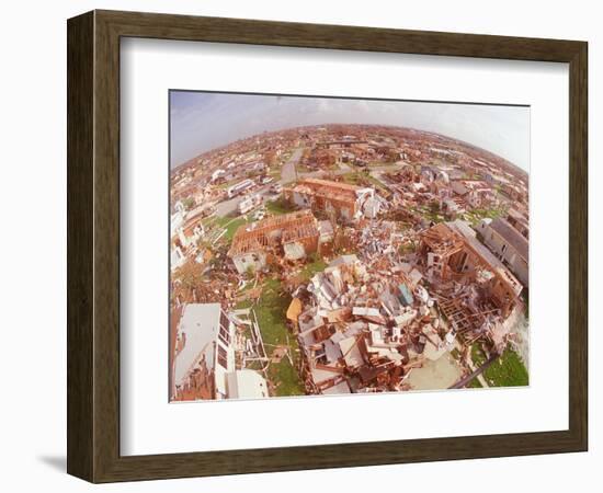 The Devastation Left by Hurricane Andrew is Clear-null-Framed Photographic Print