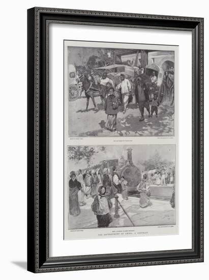 The Development of China, a Contrast-Frank Craig-Framed Giclee Print