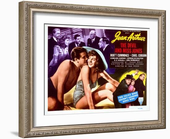 The Devil and Miss Jones - Lobby Card Reproduction-null-Framed Photo