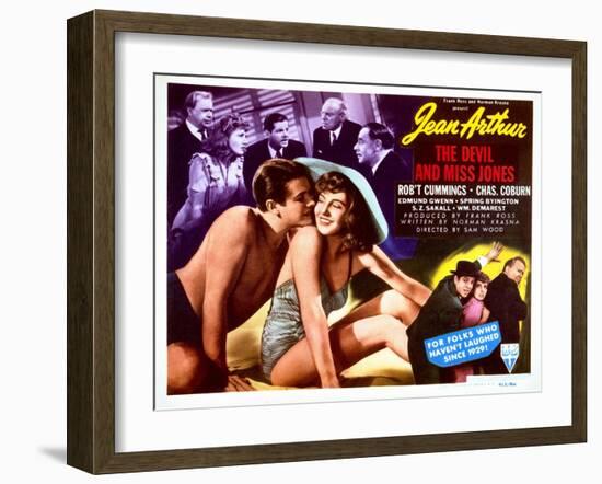 The Devil and Miss Jones - Lobby Card Reproduction-null-Framed Photo