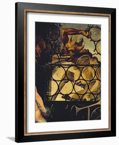 The Devil Attacking the Window, Detail from St. Anthony the Hermit from the Isenheim Altarpiece-Matthias Grünewald-Framed Giclee Print