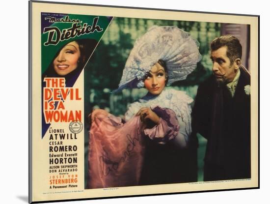 The Devil is a Woman, 1935-null-Mounted Art Print