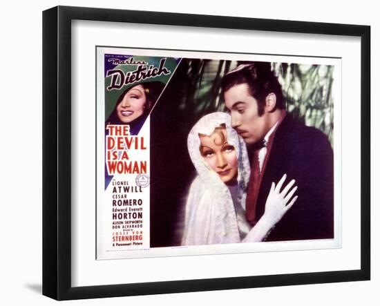 The Devil Is a Woman - Lobby Card Reproduction-null-Framed Photo