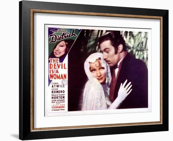 The Devil Is a Woman - Lobby Card Reproduction-null-Framed Photo