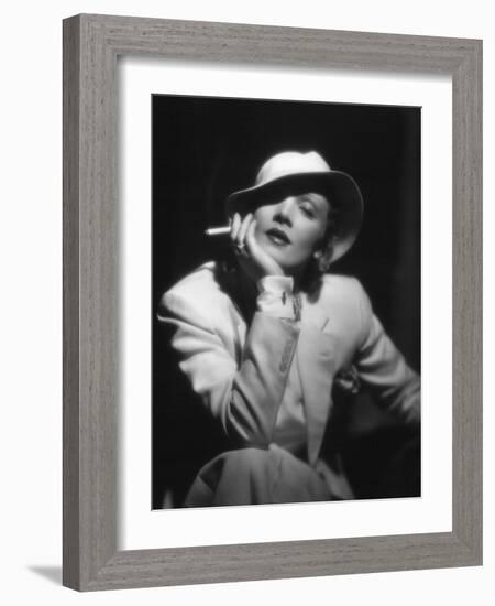 The Devil Is a Woman, Marlene Dietrich, Directed by Josef Von Sternberg, 1935-null-Framed Photographic Print