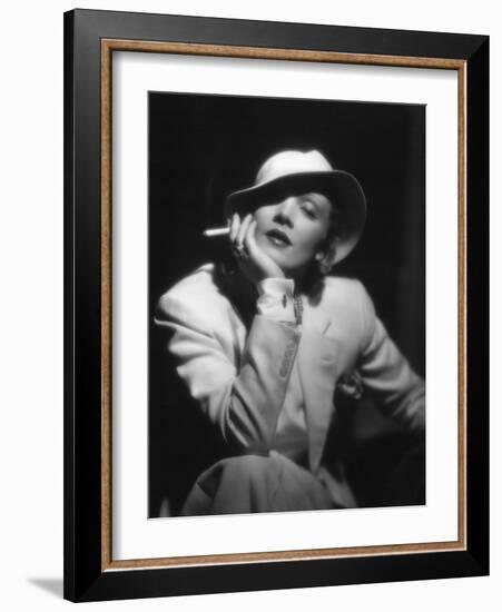 The Devil Is a Woman, Marlene Dietrich, Directed by Josef Von Sternberg, 1935-null-Framed Photographic Print