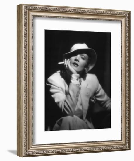 The Devil Is a Woman, Marlene Dietrich, Directed by Josef Von Sternberg, 1935-null-Framed Photographic Print