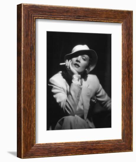 The Devil Is a Woman, Marlene Dietrich, Directed by Josef Von Sternberg, 1935-null-Framed Photographic Print