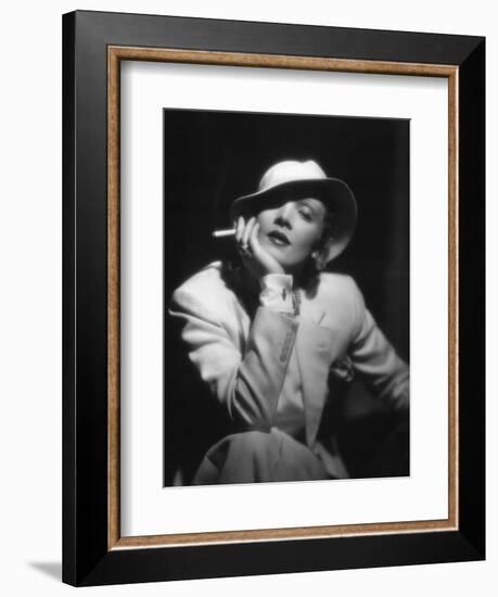 The Devil Is a Woman, Marlene Dietrich, Directed by Josef Von Sternberg, 1935-null-Framed Photographic Print