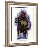 The Devil Plays The Blues-Ric Stultz-Framed Giclee Print