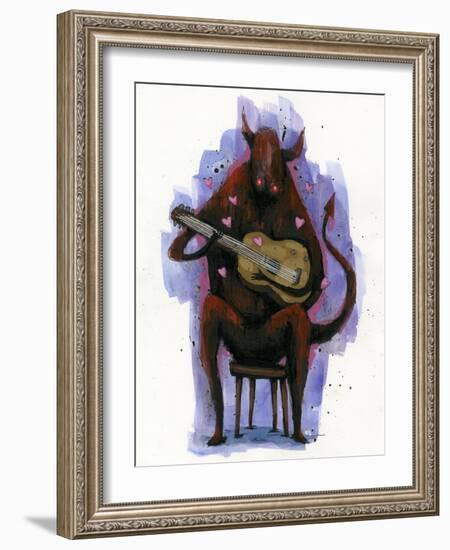The Devil Plays The Blues-Ric Stultz-Framed Giclee Print