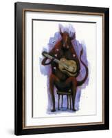 The Devil Plays The Blues-Ric Stultz-Framed Giclee Print