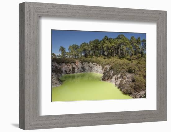 The Devil's Bath, Waiotapu Goethermal Wonderland, Rotorua, New Zealand, Oceania-Jeremy Bright-Framed Photographic Print