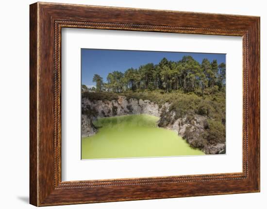 The Devil's Bath, Waiotapu Goethermal Wonderland, Rotorua, New Zealand, Oceania-Jeremy Bright-Framed Photographic Print