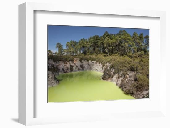 The Devil's Bath, Waiotapu Goethermal Wonderland, Rotorua, New Zealand, Oceania-Jeremy Bright-Framed Photographic Print