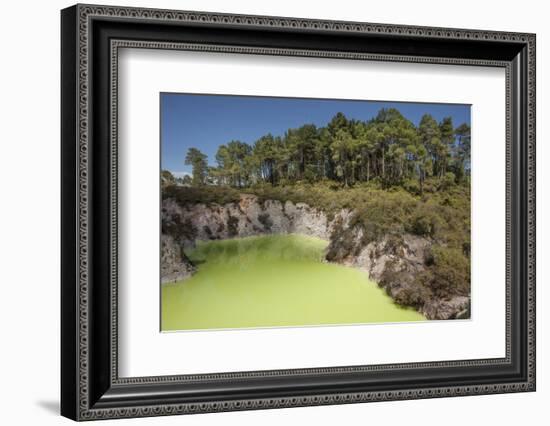 The Devil's Bath, Waiotapu Goethermal Wonderland, Rotorua, New Zealand, Oceania-Jeremy Bright-Framed Photographic Print