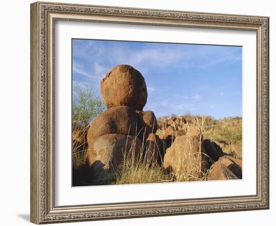 The Devil's Pebbles, Australia-Robert Francis-Framed Photographic Print