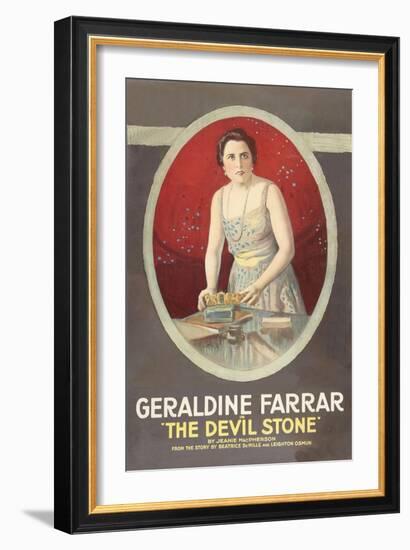 The Devil Stone-null-Framed Art Print