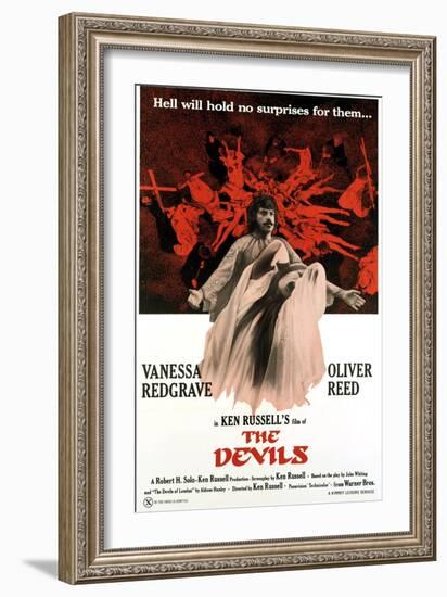 The Devils, Oliver Reed, Vanessa Redgrave, 1971-null-Framed Premium Giclee Print