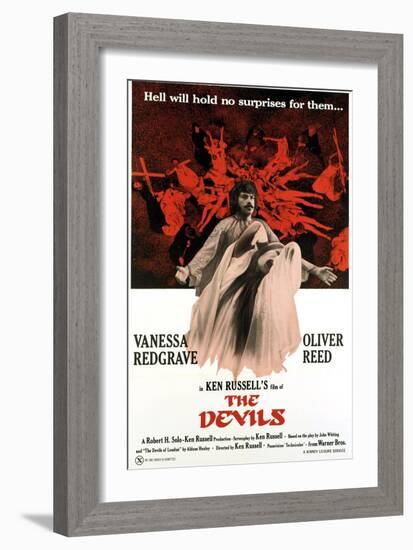 The Devils, Oliver Reed, Vanessa Redgrave, 1971-null-Framed Premium Giclee Print