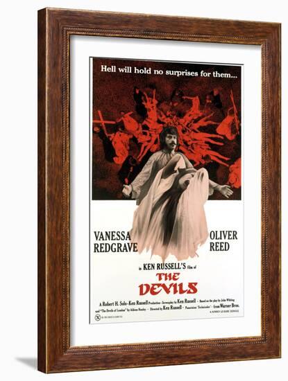 The Devils, Oliver Reed, Vanessa Redgrave, 1971-null-Framed Premium Giclee Print