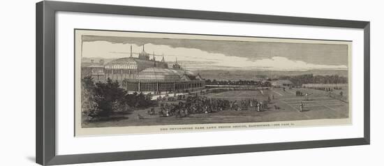 The Devonshire Park Lawn Tennis Ground, Eastbourne-null-Framed Giclee Print