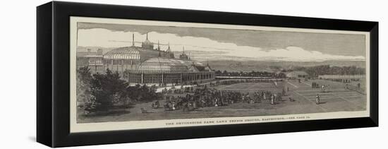 The Devonshire Park Lawn Tennis Ground, Eastbourne-null-Framed Premier Image Canvas