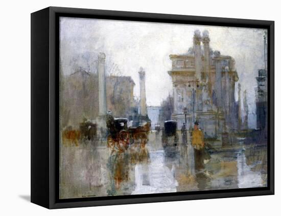 The Dewey Arch, c.1900-Paul Cornoyer-Framed Premier Image Canvas