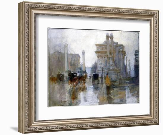 The Dewey Arch, c.1900-Paul Cornoyer-Framed Giclee Print