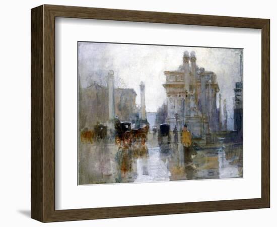 The Dewey Arch, c.1900-Paul Cornoyer-Framed Giclee Print